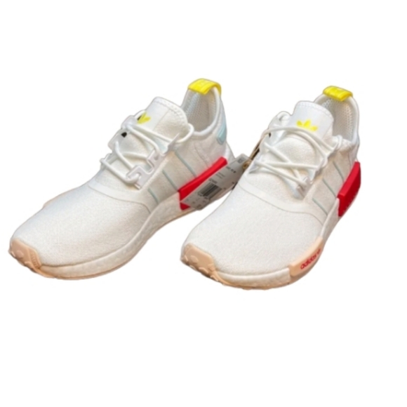 Adidas NMB R1 Womens Sneakers  Orginal White Rose Pink Teal  Limited Edition - Picture 5 of 12